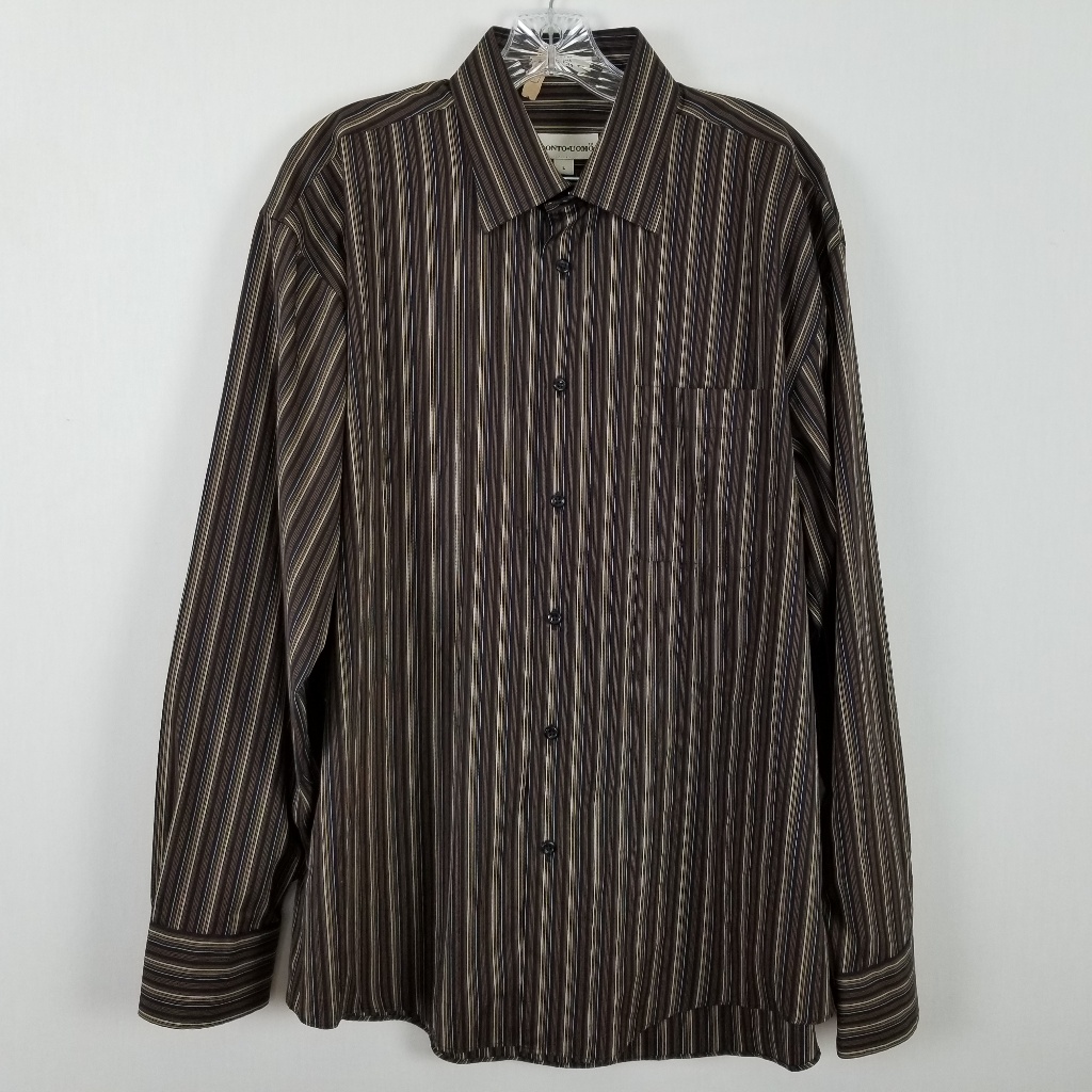 Pronto Uomo Long Sleeved Mens Shirt Size L